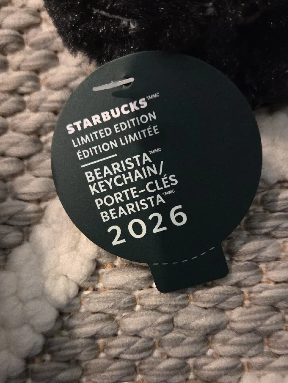 LAST SET-Starbucks Mug with Black Cat Accent & Cat Barista Key Chain